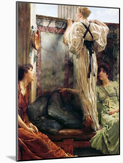 Inquisitive-Sir Lawrence Alma-Tadema-Mounted Giclee Print