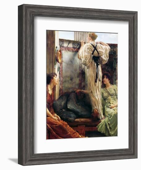 Inquisitive-Sir Lawrence Alma-Tadema-Framed Giclee Print