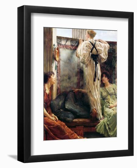 Inquisitive-Sir Lawrence Alma-Tadema-Framed Giclee Print