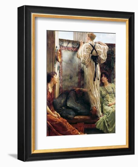 Inquisitive-Sir Lawrence Alma-Tadema-Framed Giclee Print