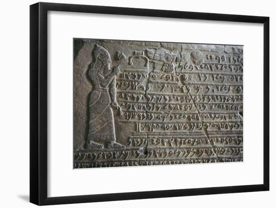 Inscribed tablet of Kilamuwa, King of Sam'al. Artist: Unknown-Unknown-Framed Giclee Print