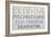 Inscription 'Ex Divina Pulchritudine'-Eric Gill-Framed Giclee Print