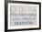 Inscription 'Ex Divina Pulchritudine'-Eric Gill-Framed Giclee Print