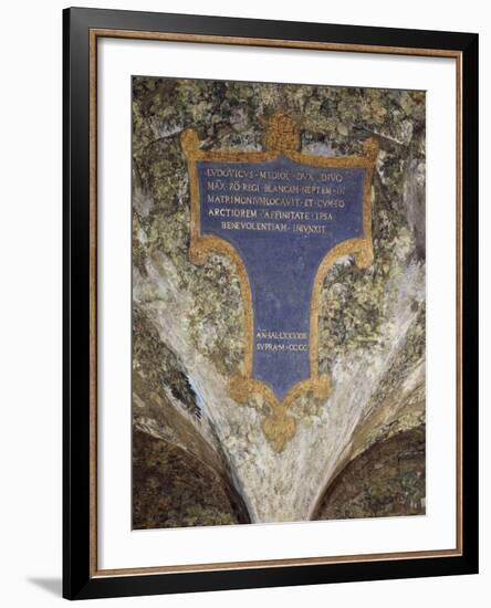 Inscription with Dedication from Milan to Louis Xii-null-Framed Giclee Print
