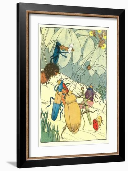 Insect Ball-null-Framed Art Print