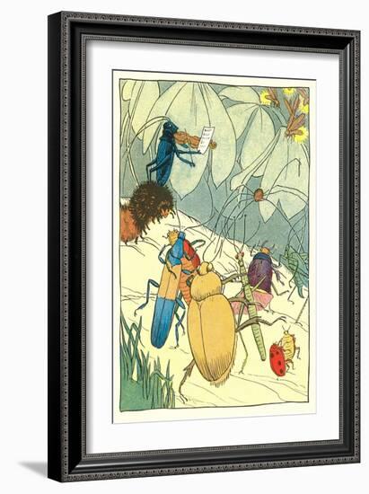 Insect Ball-null-Framed Art Print