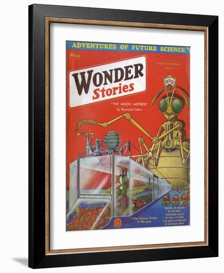 Insect God-Frank R Paul-Framed Art Print