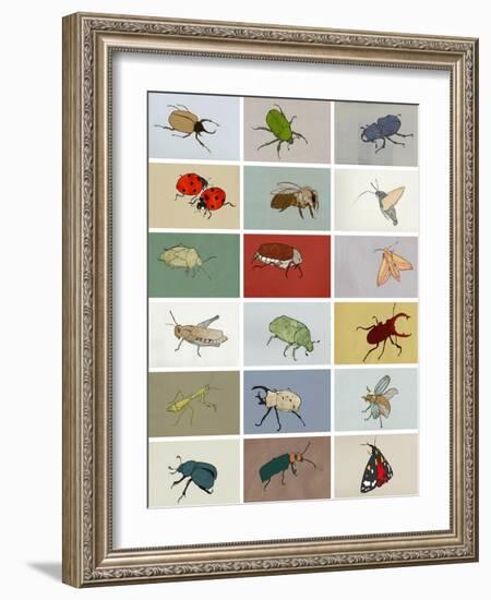 Insects-Eliza Southwood-Framed Giclee Print
