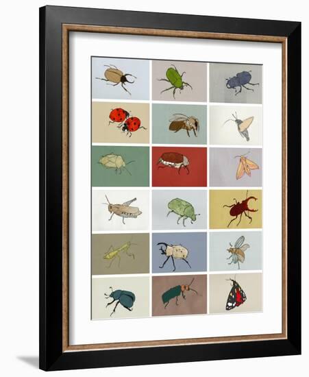 Insects-Eliza Southwood-Framed Giclee Print