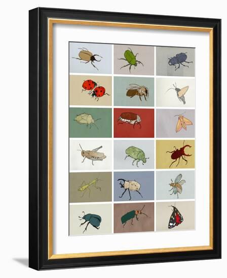 Insects-Eliza Southwood-Framed Giclee Print