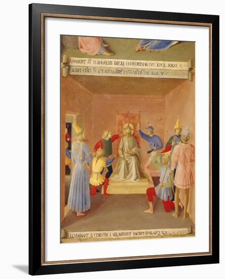 Inset Depicting Jesus Being Mocked, Panel from Armadio Degli Argenti-null-Framed Giclee Print