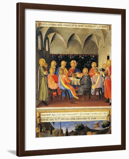 Inset Depicting Last Supper, Panel from Armadio Degli Argenti-null-Framed Giclee Print