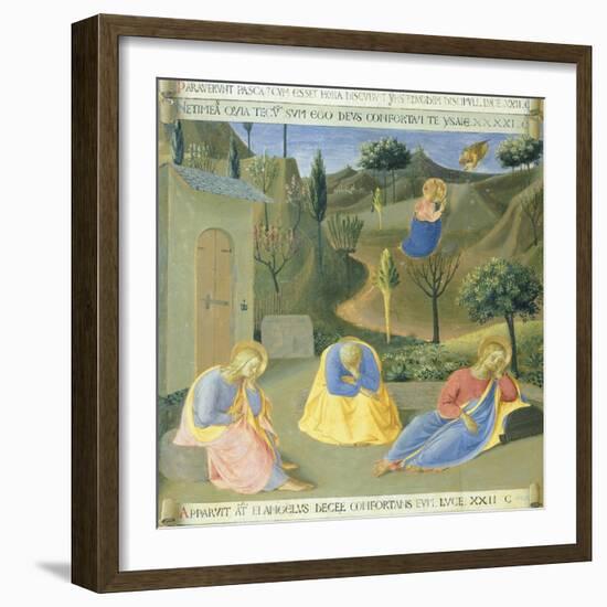 Inset Depicting Praying in Garden, Panel from the Armadio Degli Argenti-null-Framed Giclee Print