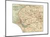 Inset Map of Liverpool, Manchester and Vicinity-Encyclopaedia Britannica-Mounted Giclee Print