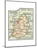 Inset Map of Mauritius (Ile De France) (British)-Encyclopaedia Britannica-Mounted Giclee Print