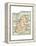 Inset Map of Mauritius (Ile De France) (British)-Encyclopaedia Britannica-Framed Premier Image Canvas