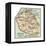 Inset Map of Reunion or Bourbon Island (French)-Encyclopaedia Britannica-Framed Premier Image Canvas