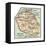 Inset Map of Reunion or Bourbon Island (French)-Encyclopaedia Britannica-Framed Premier Image Canvas