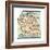 Inset Map of Reunion or Bourbon Island (French)-Encyclopaedia Britannica-Framed Giclee Print