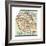 Inset Map of Reunion or Bourbon Island (French)-Encyclopaedia Britannica-Framed Giclee Print