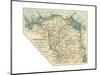 Inset Map of the Nile Delta and Suez Canal. Egypt-Encyclopaedia Britannica-Mounted Giclee Print