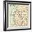 Inset Map of Valparaiso, Santiago and Vicinity. Chile-Encyclopaedia Britannica-Framed Art Print