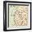 Inset Map of Valparaiso, Santiago and Vicinity. Chile-Encyclopaedia Britannica-Framed Art Print