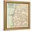 Inset Map of Valparaiso, Santiago and Vicinity. Chile-Encyclopaedia Britannica-Framed Stretched Canvas