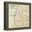 Inset Map of Valparaiso, Santiago and Vicinity. Chile-Encyclopaedia Britannica-Framed Stretched Canvas