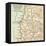 Inset Map of Valparaiso, Santiago and Vicinity. Chile-Encyclopaedia Britannica-Framed Stretched Canvas