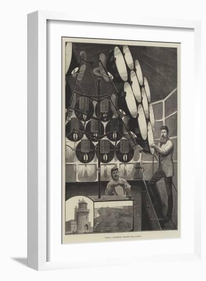 Inside a Lighthouse, Beachey Head, Sussex-Alfred Edward Emslie-Framed Giclee Print