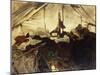 Inside a Tent in the Canadian Rockies-John Singer Sargent-Mounted Giclee Print