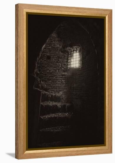 Inside an Old Tower-Tim Kahane-Framed Premier Image Canvas