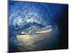 Inside Breaking Ocean Wave-David Pu'u-Mounted Photographic Print