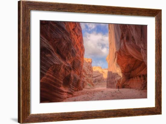 Inside Buckskin Gulch, Southern Utah-Vincent James-Framed Photographic Print