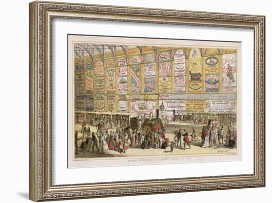 Inside Charing X Stn-Alfred Concanen-Framed Art Print