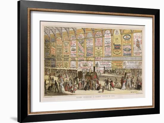 Inside Charing X Stn-Alfred Concanen-Framed Art Print