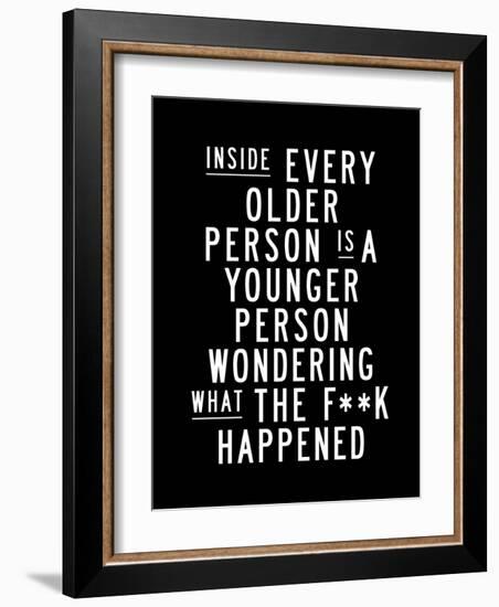 Inside Every Older Person-Brett Wilson-Framed Art Print