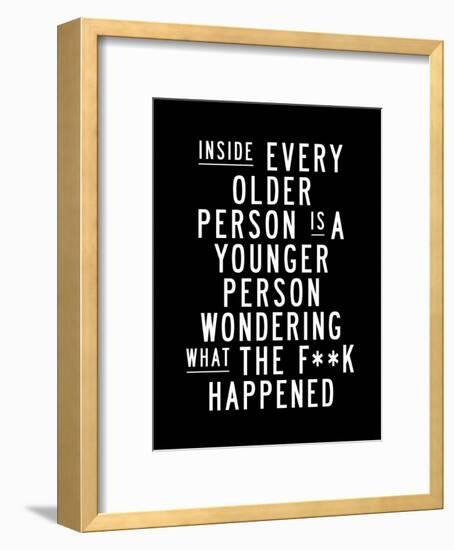 Inside Every Older Person-Brett Wilson-Framed Art Print