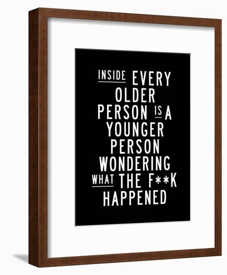 Inside Every Older Person-Brett Wilson-Framed Art Print