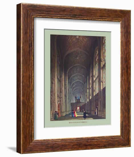 Inside King's College-null-Framed Art Print