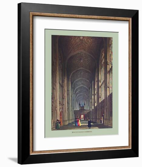 Inside King's College-null-Framed Art Print