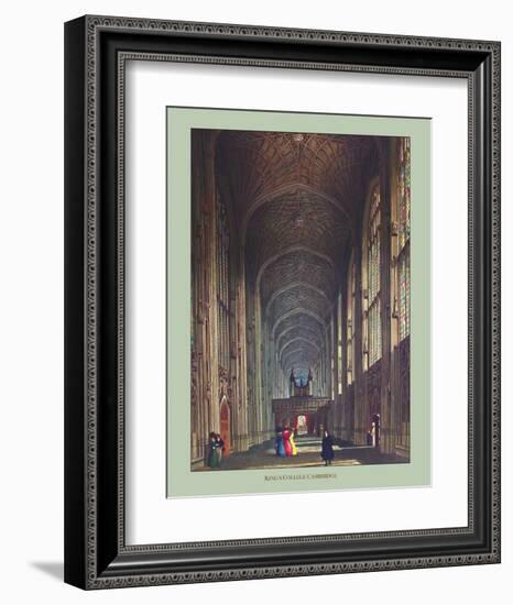 Inside King's College-null-Framed Art Print