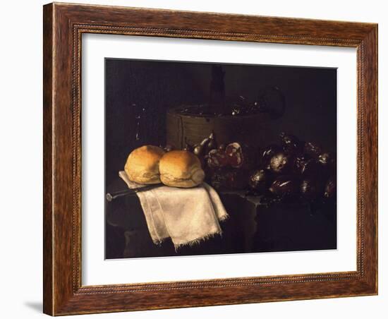 Inside Kitchen-Giuseppe Recco-Framed Giclee Print