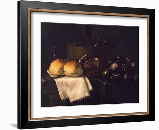 Inside Kitchen-Giuseppe Recco-Framed Giclee Print