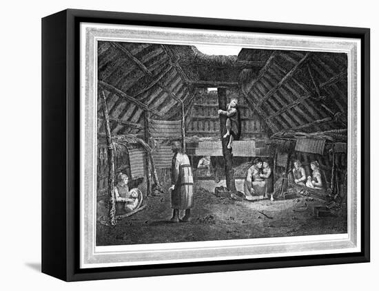 Inside of a House in Oonalashka, C1776-1779-Walker-Framed Premier Image Canvas