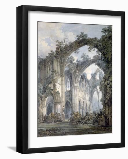 'Inside of Tintern Abbey, Monmouthshire', c1794-JMW Turner-Framed Giclee Print