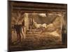 Inside One of the Barns, 1854-Filippo Palizzi-Mounted Giclee Print