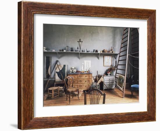 Inside Paul Cezanne's Workshop (1839-1906), Aix-En-Provence, Provence-Alpes-Cote D'Azur, France-null-Framed Giclee Print