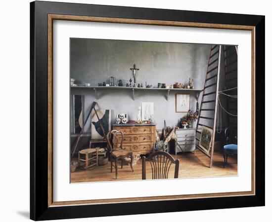 Inside Paul Cezanne's Workshop (1839-1906), Aix-En-Provence, Provence-Alpes-Cote D'Azur, France-null-Framed Giclee Print